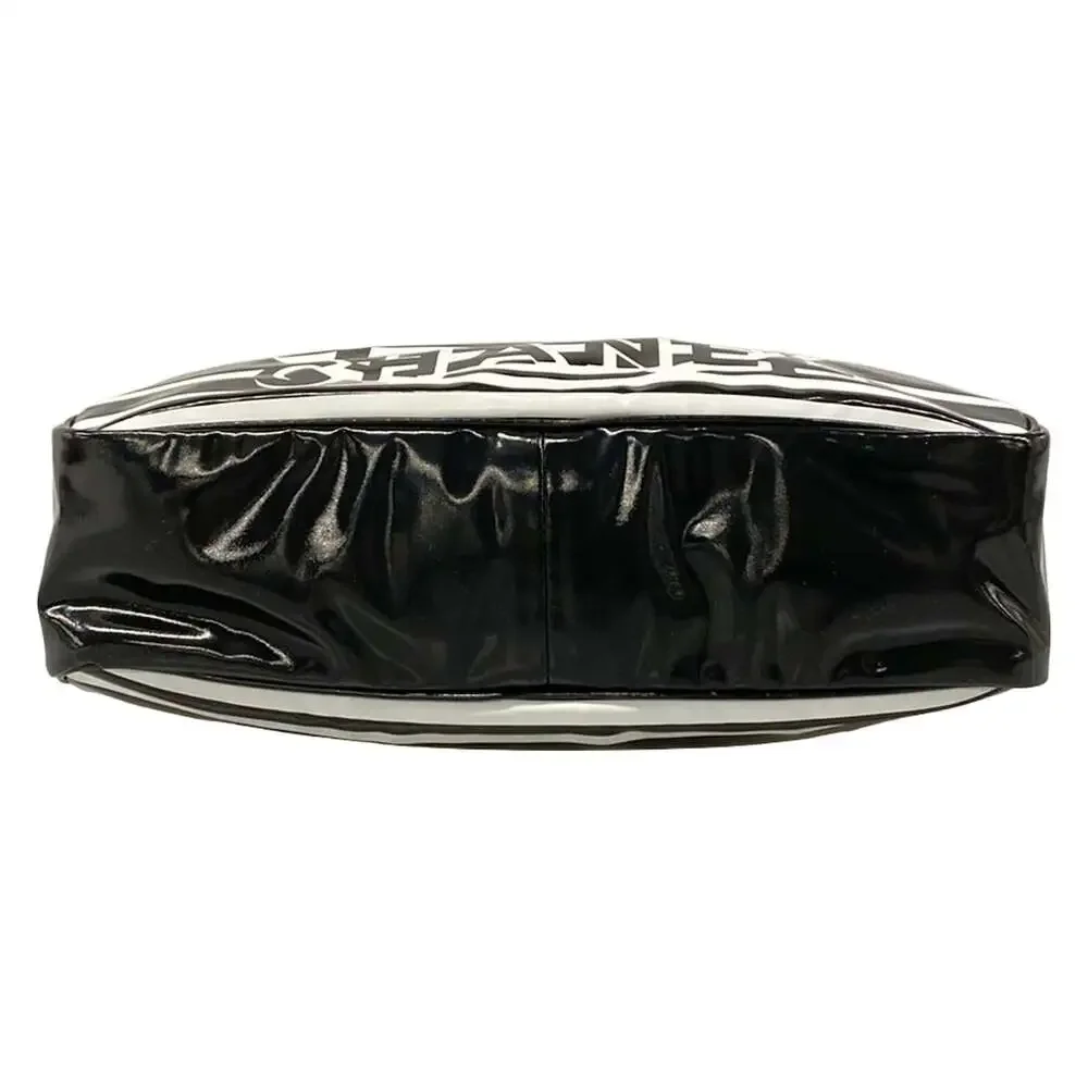 Chanel Shoulder Bag Black White